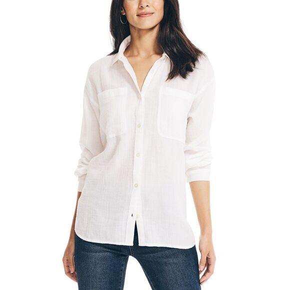 Nautica Womens Weekend Button Down Shirt - Picture 1 of 1